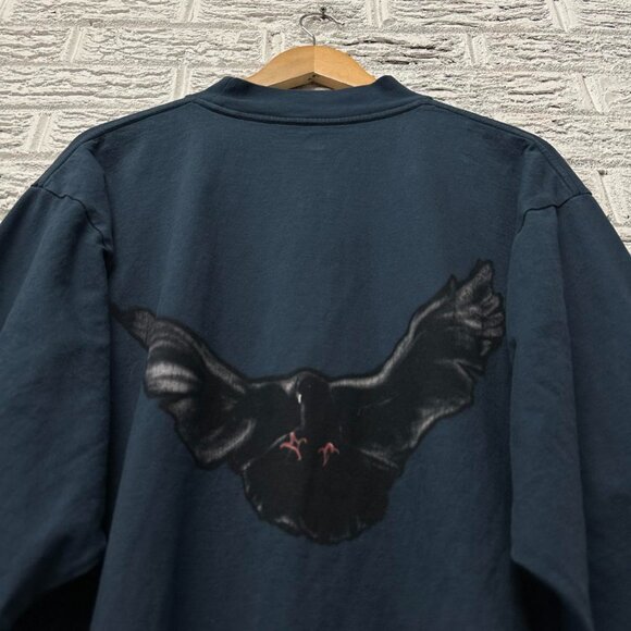 Y2K Gap x Yzy x Balenciaga Oversized Dove Long Sleeve Shirt‎ Small - Picture 1 of 7